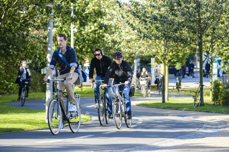 Cyklister. Foto: Supercykelstierne