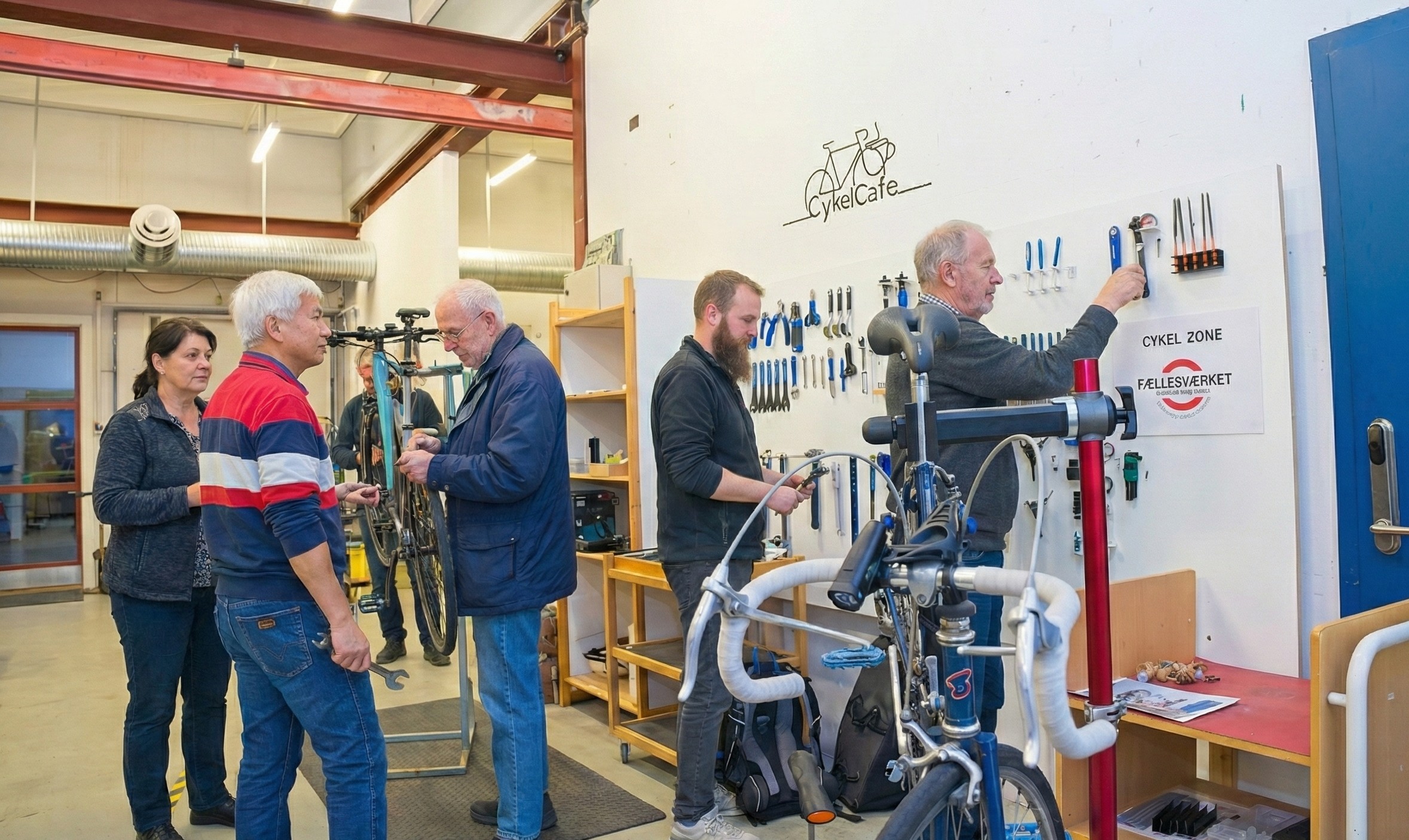 bicycle workshop Gladsaxe