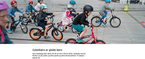 Cykelbørn Er Glade Børn